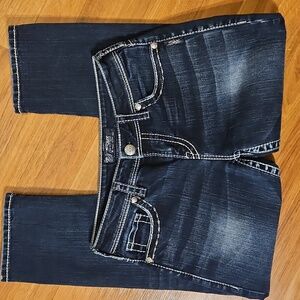 Silver Suki Cropped Jeans Size 29